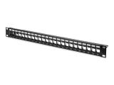 lan в промоция: Digitus Modular Patch Panel, 24-port 1HE 24x Cat6A Keystone Module 
