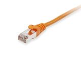Описание и цена на лан кабел EQUIP Patch cable Cat6 S/FTP 2xRJ45 0.25m orange LSZH