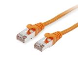 EQUIP Patch cable Cat6 S/FTP 2xRJ45 0.25m orange LSZH снимка №2