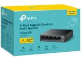 TP-Link LS105GP 5-Port Gigabit Desktop Switch with 4-Port PoE+ снимка №4