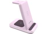 Canyon wireless charger WS-304 15W 3in1 Iced Pink CNS-WCS304IP снимка №4