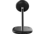 Canyon wireless charger WCS-205 15W Qi2 2in1 Black CNS-WCS205B снимка №5