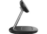 Canyon wireless charger WCS-205 15W Qi2 2in1 Black CNS-WCS205B снимка №6