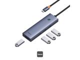 Описание и цена на аксесоари Baseus UltraJoy Series 4-in-1 USB-C Hub To USB 3.0 Extention - Grey