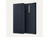 Описание и цена на аксесоари Nokia Leather Flip Cover Blue for NOKIA 8 
