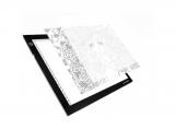 Huion LED светеща подложка за рисуване LED light pad L4SUSB, black снимка №4