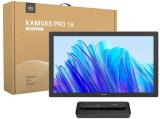 Huion Графичен таблет Kamvas Pro 19, USB-C, Тъмно сив снимка №6