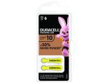 Описание и цена на Батерии и зарядни DURACELL Батерия цинково въздушна ZA10 6бр. бутонни за слухов апарат 