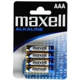 Описание и цена на Батерии и зарядни Maxell Алкална батерия LR-03 /4 бр. в опаковка/ 