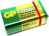 Батерии и зарядни GP BATTERIES  Цинк карбонова батерия 6F22 /9V/ 1604GLF-B