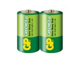 Описание и цена на Батерии и зарядни GP BATTERIES Цинк карбонова батерия 14G-S2 Greencell R14 2 бр. в опаковка / Shrink