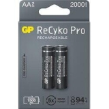 Описание и цена на Батерии и зарядни GP BATTERIES  Акумулаторна Батерия R6 AA 2100mAh RECYKO + PRO NiMH /до 1500 цикъла/  2 бр. в опаковка 