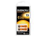 Описание и цена на Батерии и зарядни DURACELL Батерия цинково въздушна ZA13 6бр. бутонни за слухов апарат 