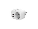 Описание и цена на Адаптер Hama Мултипортов контакт 4 гн. 1 x USB-C PD, 2 x USB-A, 20W, Бял 