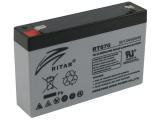 Описание и цена на Батерии и зарядни RITAR Оловна Батерия (RT670) AGM 6V / 7Ah - 151 / 34 / 94mm 