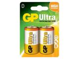 Описание и цена на Батерии и зарядни GP Batteries Алкална батерия ULTRA LR20 /2 бр. в опаковка/ 