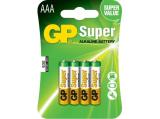 GP Batteries Алкална батерия SUPER LR03 AAA 4 бр. в опаковка 1.5V  Батерии и зарядни Цена и описание.