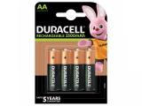 Описание и цена на Батерии и зарядни DURACELL Акумулаторна батерия R6 AA 2500mAh NiMH 4 бр. 