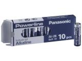 Описание и цена на Батерии и зарядни PANASONIC  Алкални батерии индустриални LR6 AA 10PK Powerline 