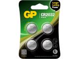 Описание и цена на Батерии и зарядни GP Batteries Бутонна батерия литиева CR2032 4бр. в блистер 