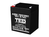 Описание и цена на Батерия за UPS TED ELECTRIC Оловна батерия Терминал 2