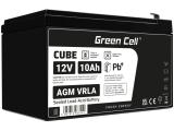 Описание и цена на Батерия за UPS Green Cell AGM 12V 10Ah VRLA Batter AGM48 12V/10Ah 