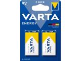 Описание и цена на Батерии и зарядни VARTA Batteries 9V E-Block (6LR61) Energy - 2-Pack