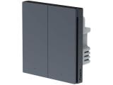 Описание и цена на сензори, датчици, аларми AQARA Smart Wall Switch H1 (with neutral, double rocker)