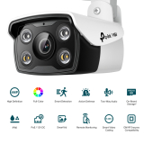 TP-Link Камера TP-Link VIGI C340(2MM), 4MP, булет, Color, PoE/12V DC, IR до 30м.,Outdoor NEW снимка №2 TP-Link Камера TP-Link VIGI C340(2MM), 4MP, булет, Color, PoE/12V DC, IR до 30м.,Outdoor NEW снимка №2