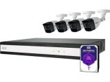 Описание и цена на рекордери Abus set with XVR and 4 analogue mini-tube cameras TVVR33842T