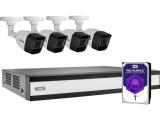 Abus set with XVR and 4 analogue mini-tube cameras TVVR33842T снимка №4