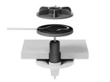 Logitech Mic Pod Pendant Mount - OFF-WHITE 952-000123 снимка №2